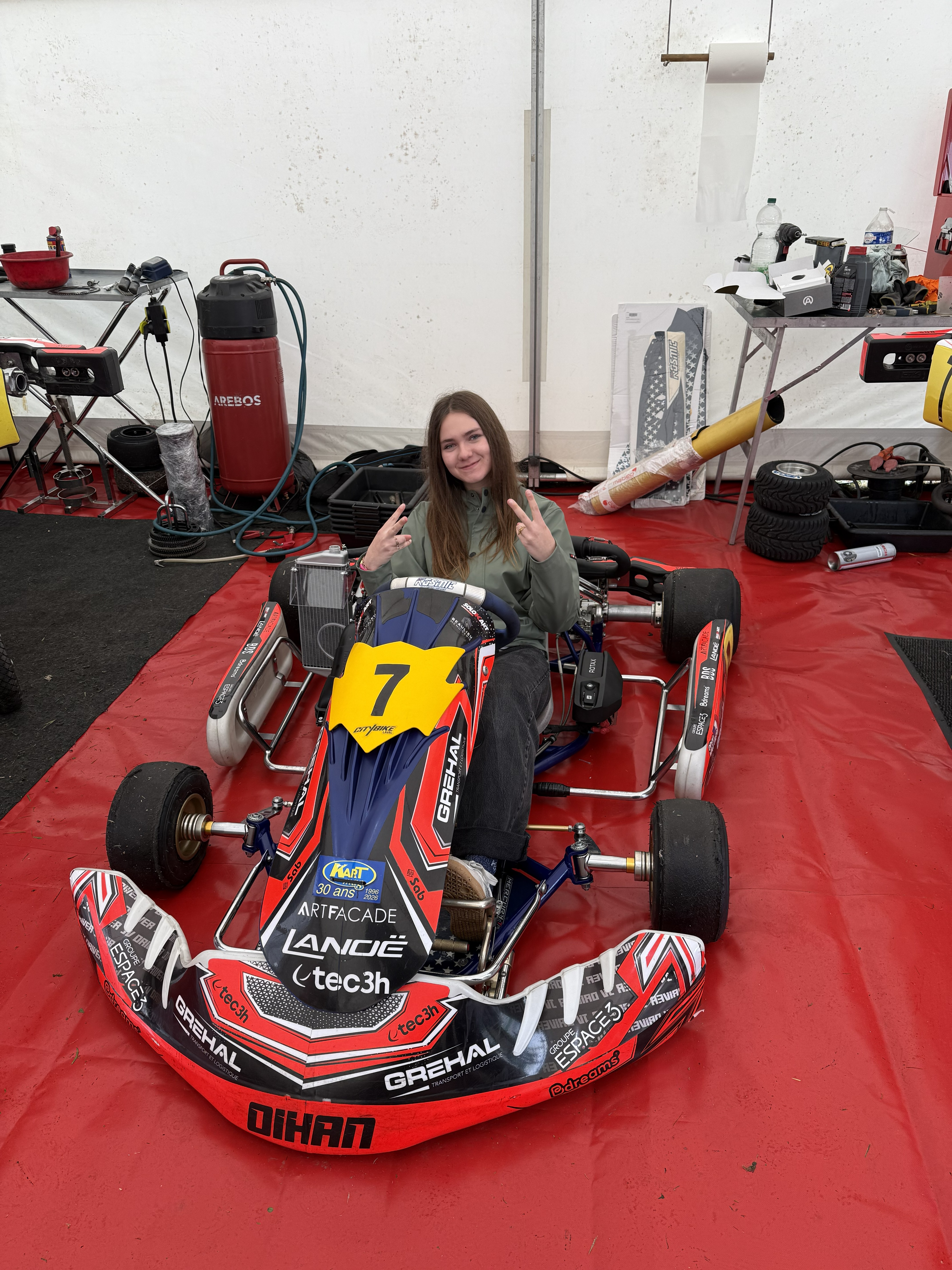 Livraison de mon premier kart de compétition
