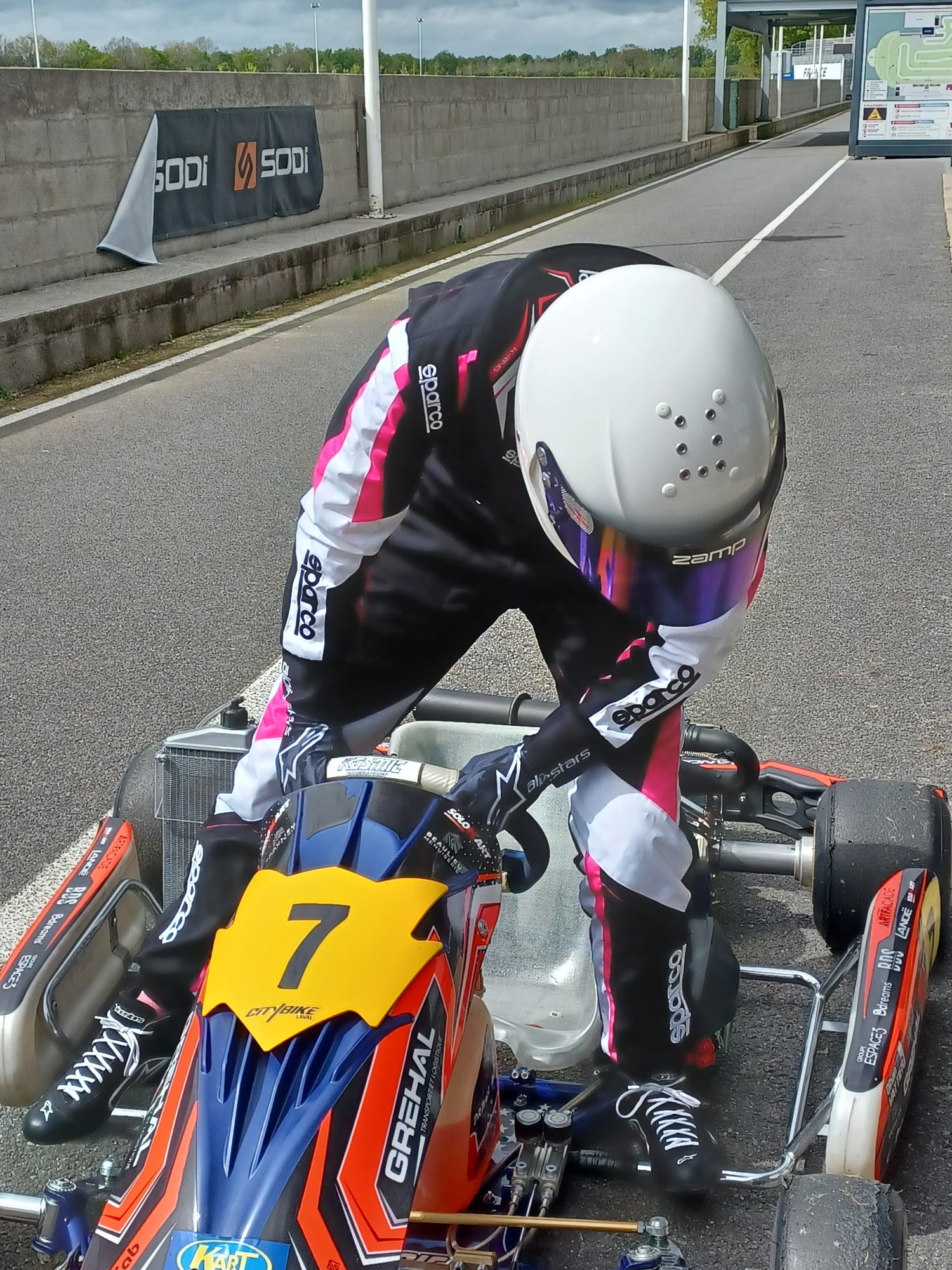 Entrainement à Plessé Solokart
